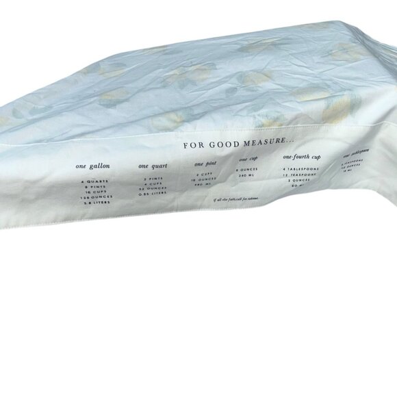 kate spade new york NEW yellow lemons print apron with measurements on inside - Picture 5 of 5